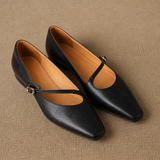Amalfi Italian Leather Mary Jane Pump — Black, banana_republic product shot