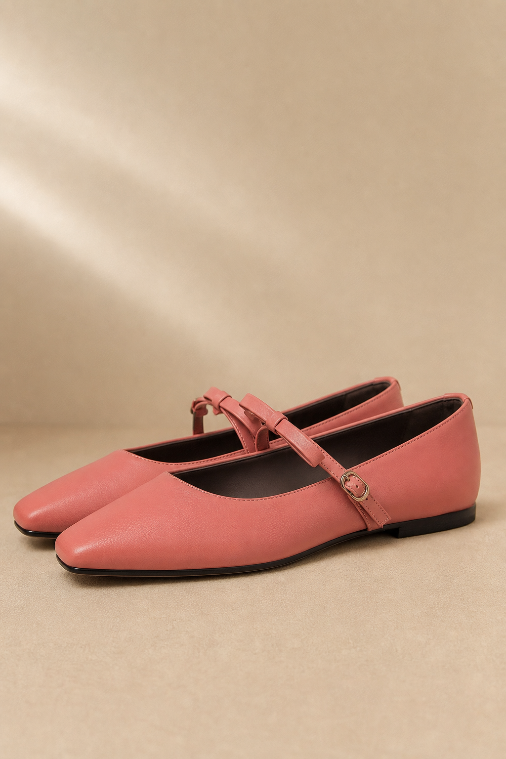 Rosalie Italian leather Bow-Tie Mary Jane Pump — Pink, banana_republic product shot