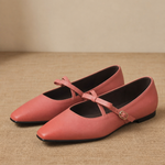 Rosalie Italian leather Bow-Tie Mary Jane Pump — Pink, banana_republic product shot