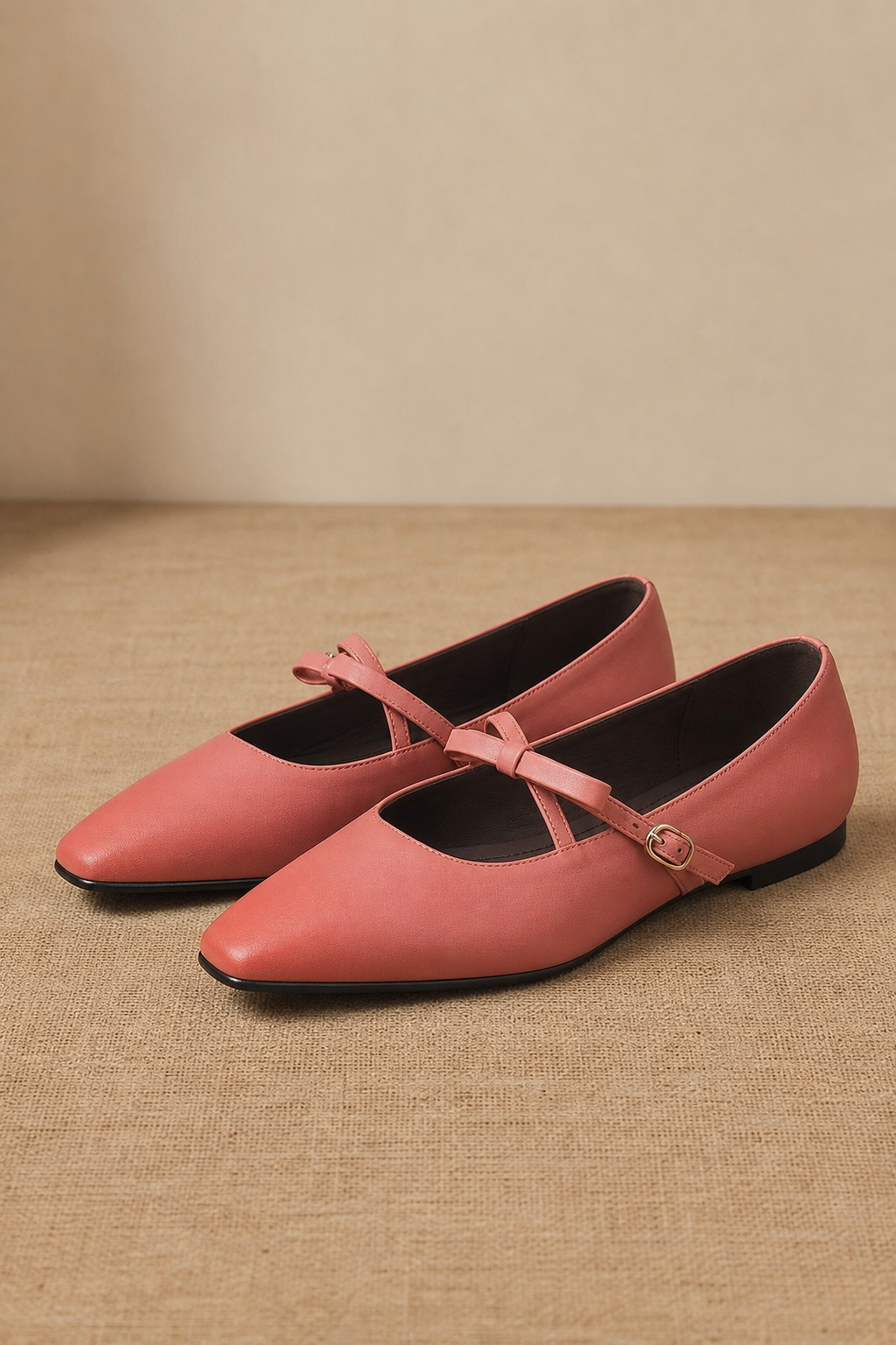 Rosalie Italian leather Bow-Tie Mary Jane Pump — Pink, banana_republic product shot