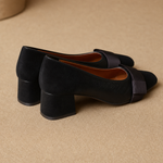 Capri Block-Heel Pump — Black, banana_republic product shot