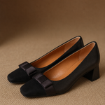 Capri Block-Heel Pump — Black, banana_republic product shot