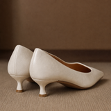 Sorrento Italian Leather Kitten Heel Pump, banana_republic product shot