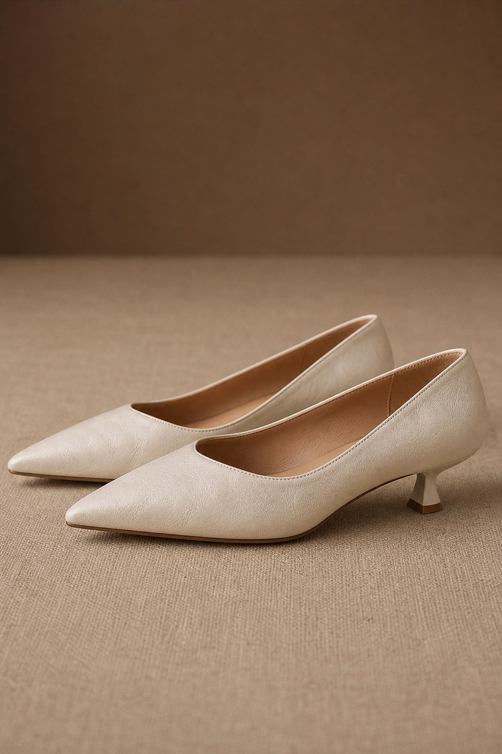 Sorrento Italian Leather Kitten Heel Pump, banana_republic product shot