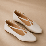 Cala Italian Leather Cross-Strap Pointed Flat, banana_republic product shot