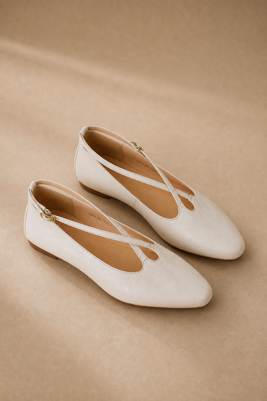 Cala Italian Leather Cross-Strap Pointed Flat, banana_republic product shot