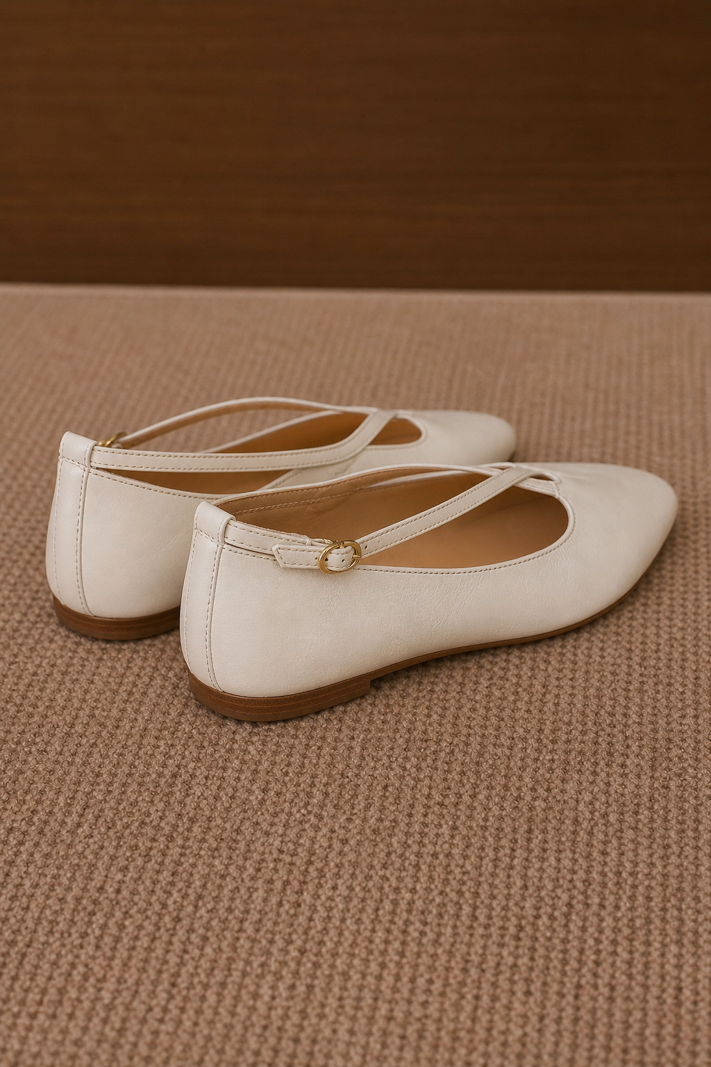 Cala Italian Leather Cross-Strap Pointed Flat, banana_republic product shot