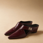 Positano Italian Leather Pointed-Toe Mule, banana_republic product shot