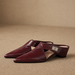 Positano Italian Leather Pointed-Toe Mule, banana_republic product shot