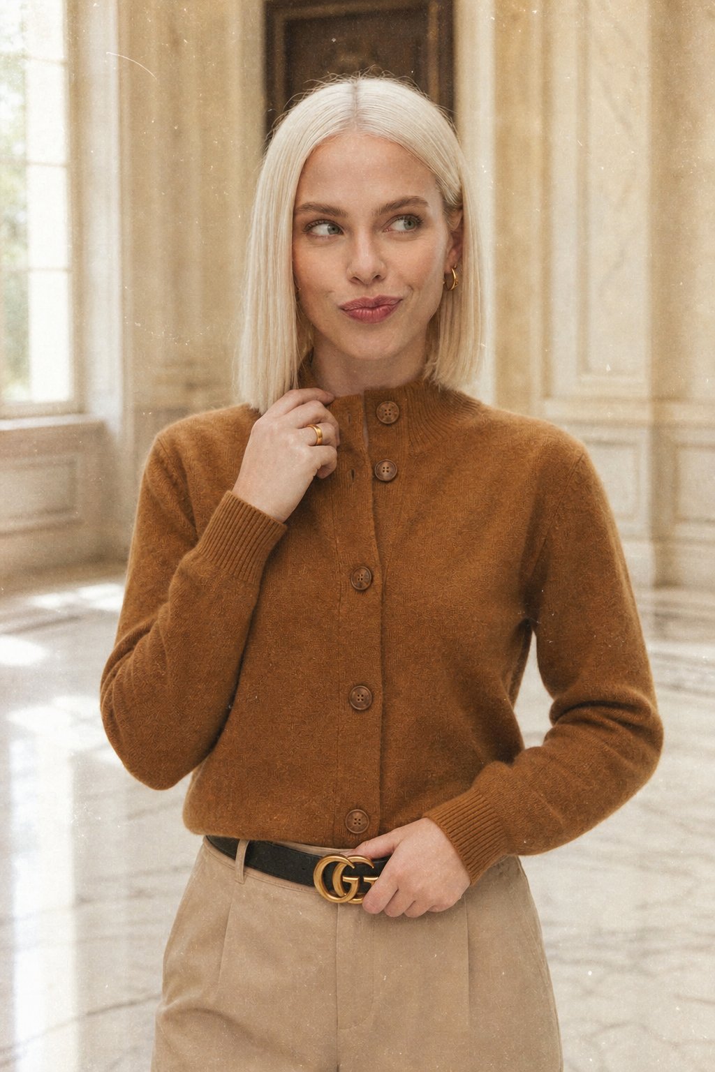 Madison Avenue Cardigan, studio product shot