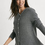 Amélise Asymmetric Button Sweater, studio product shot