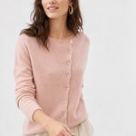 Amélise Asymmetric Button Sweater, studio product shot