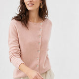 Amélise Asymmetric Button Sweater, studio product shot