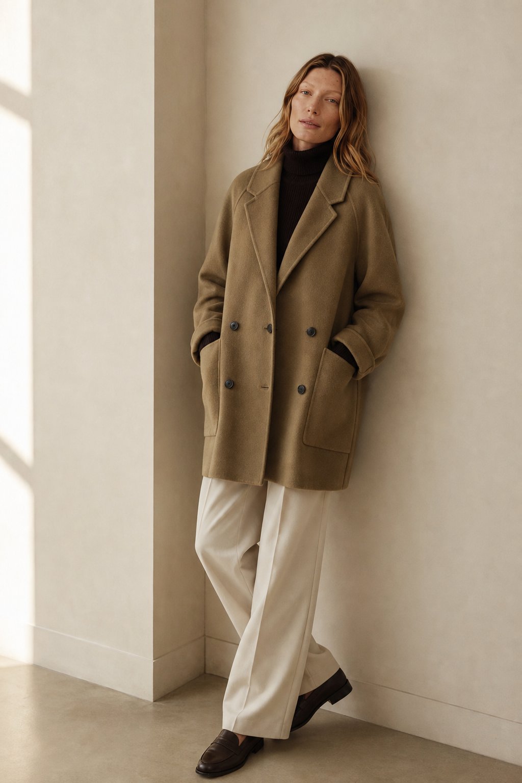 Amory Wool Herringbone Coat — Camel, banana_republic product shot