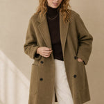 Amory Wool Herringbone Coat — Camel, banana_republic product shot