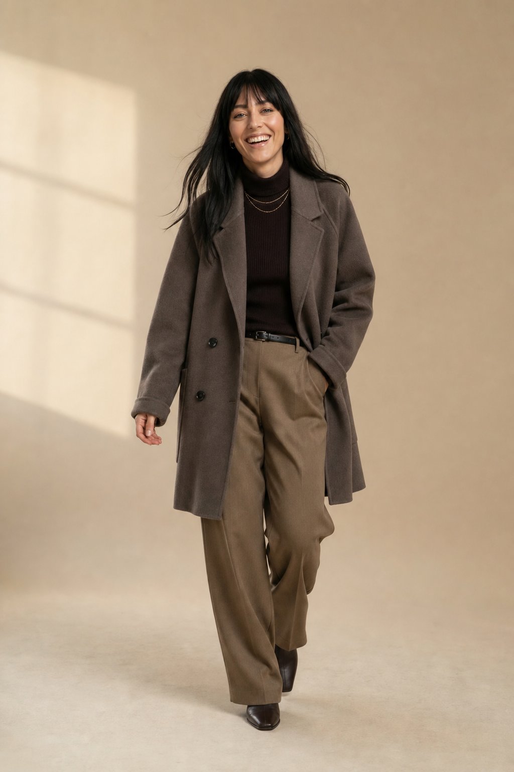 Amory Wool Herringbone Coat — Coffee, banana_republic product shot