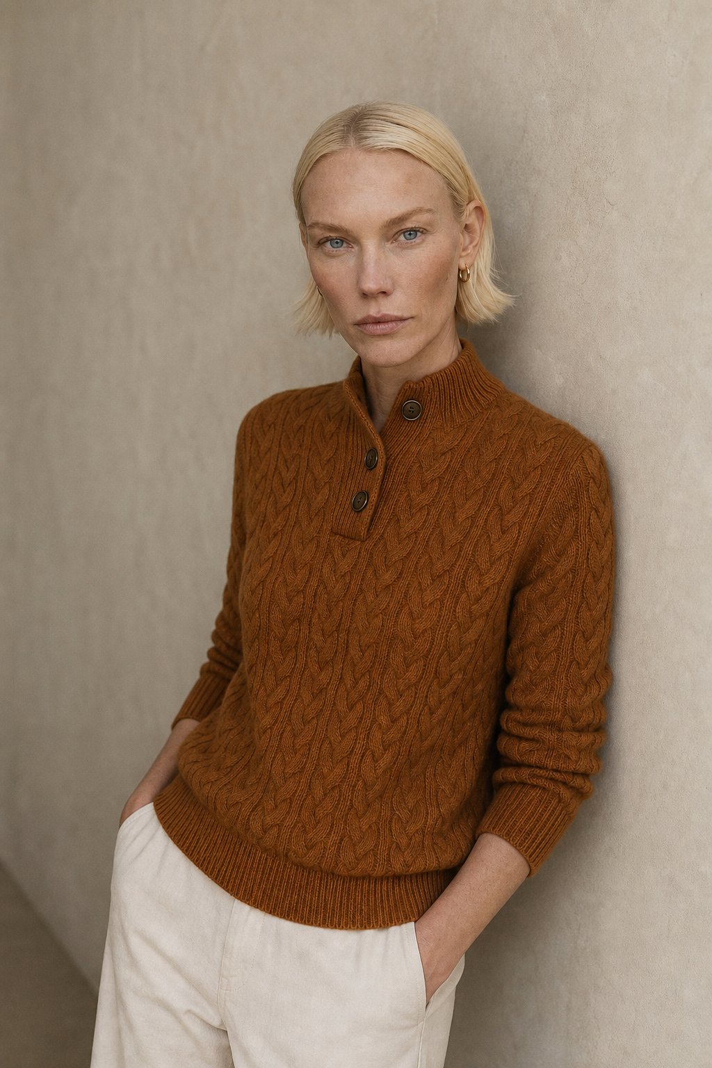 Arden Button-Up Cashmere Sweater — Vintage, banana_republic product shot