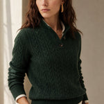 Arden Button-Up Cashmere Sweater — Olive, banana_republic product shot