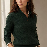 Arden Button-Up Cashmere Sweater — Olive, banana_republic product shot