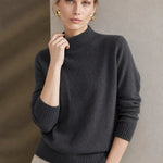 Arden Mock Neck Knit Sweater — DarkGray, banana_republic product shot