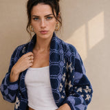 Aria Cassidy Knit Cardigan — Blue, banana_republic product shot
