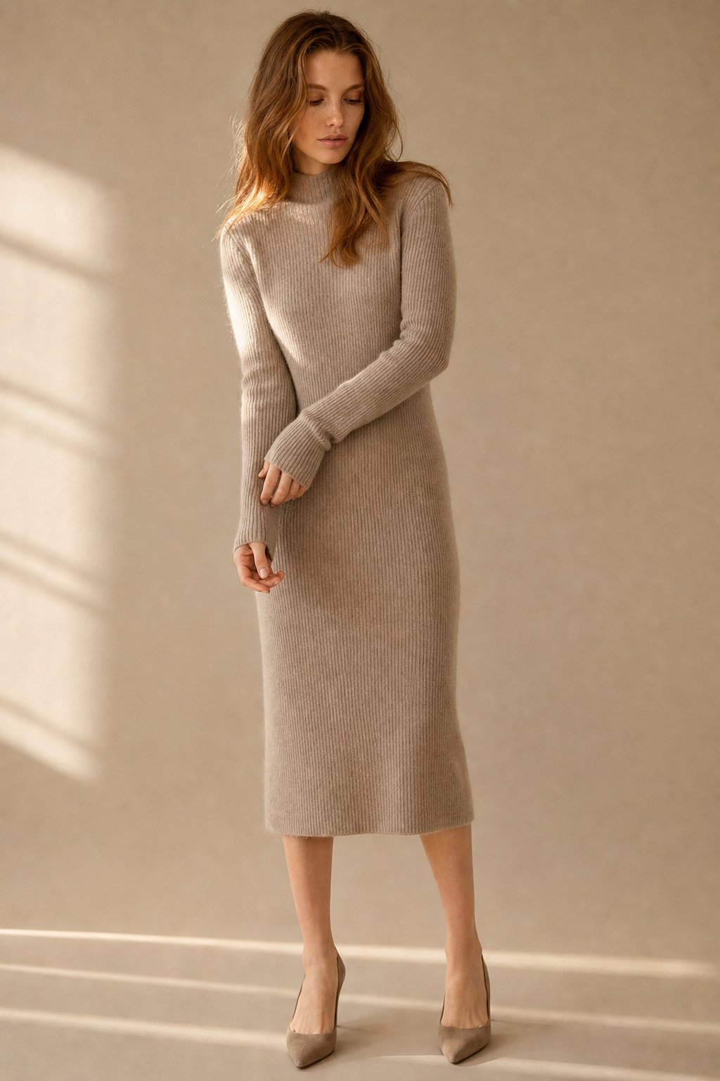 Aurora Wool Dress, banana_republic product shot
