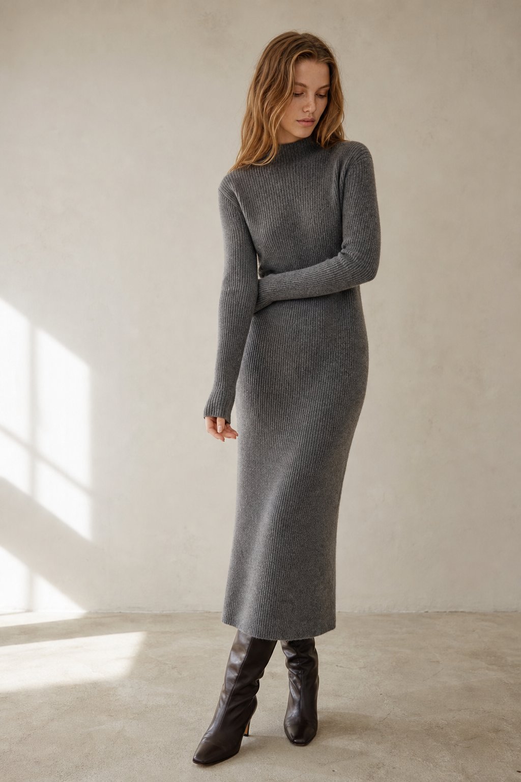 Aurora Wool Dress, banana_republic product shot