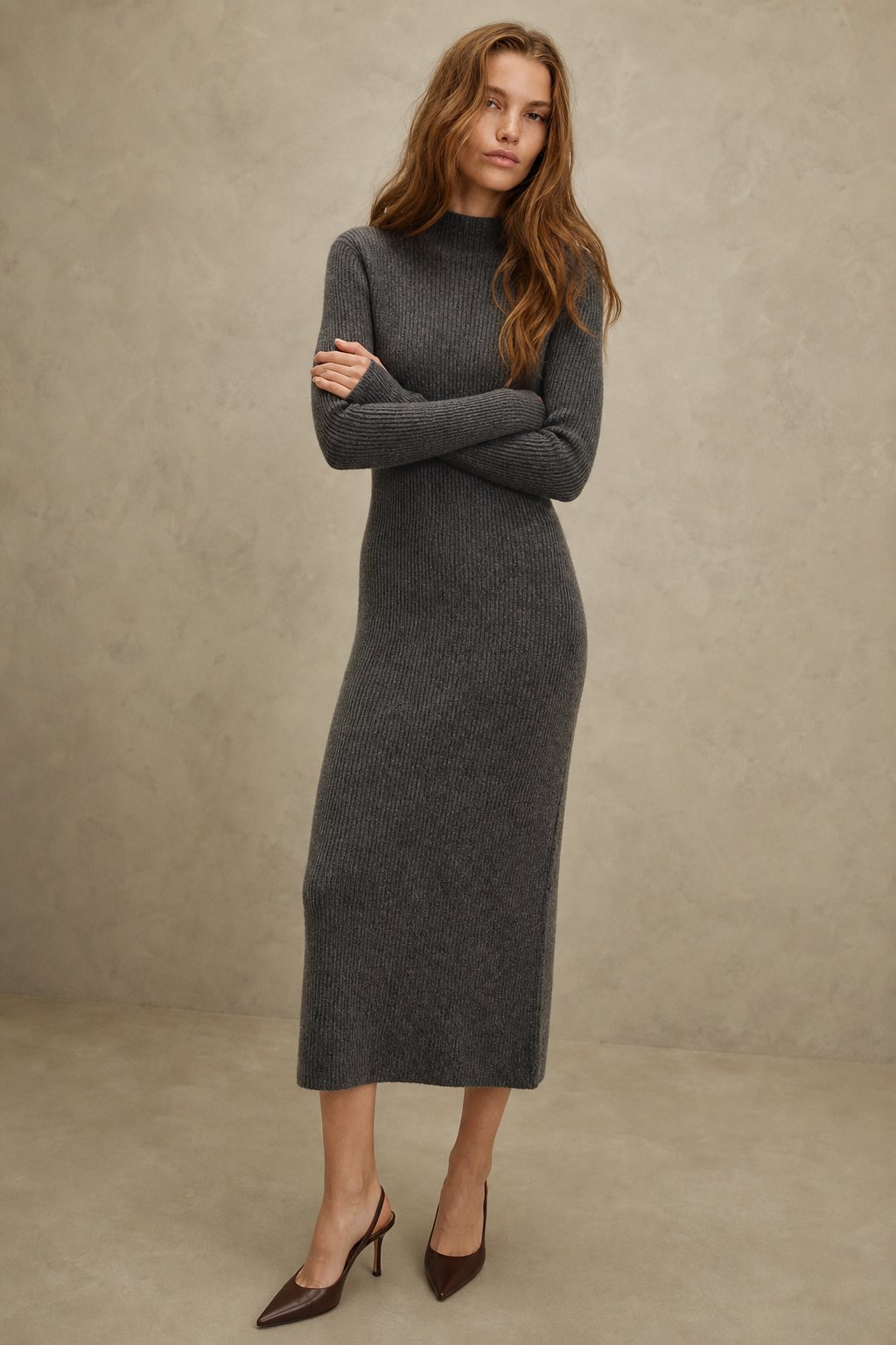 Aurora Wool Dress, banana_republic product shot