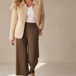 Autumn Woolen Wide Leg Pants — Coffee, banana_republic product shot