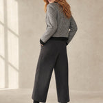 Autumn Woolen Wide Leg Pants — Gray, banana_republic product shot