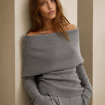 Ava Mode' Top — Gray, banana_republic product shot