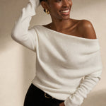 Ava Mode' Top — White, banana_republic product shot