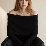 Ava Mode' Top — Black, banana_republic product shot