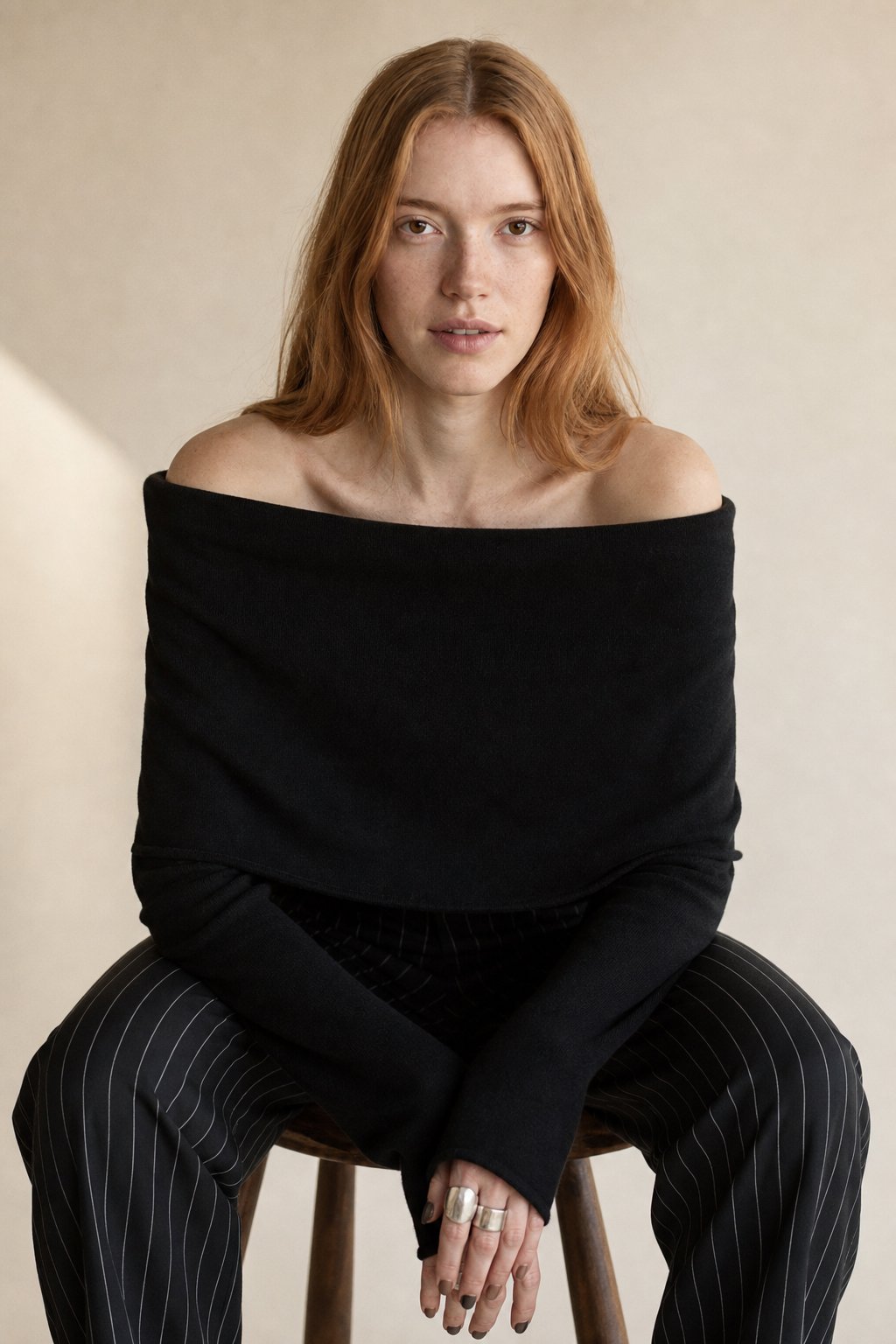 Ava Mode' Top — Black, banana_republic product shot