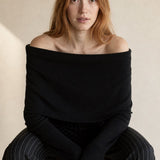 Ava Mode' Top — Black, banana_republic product shot