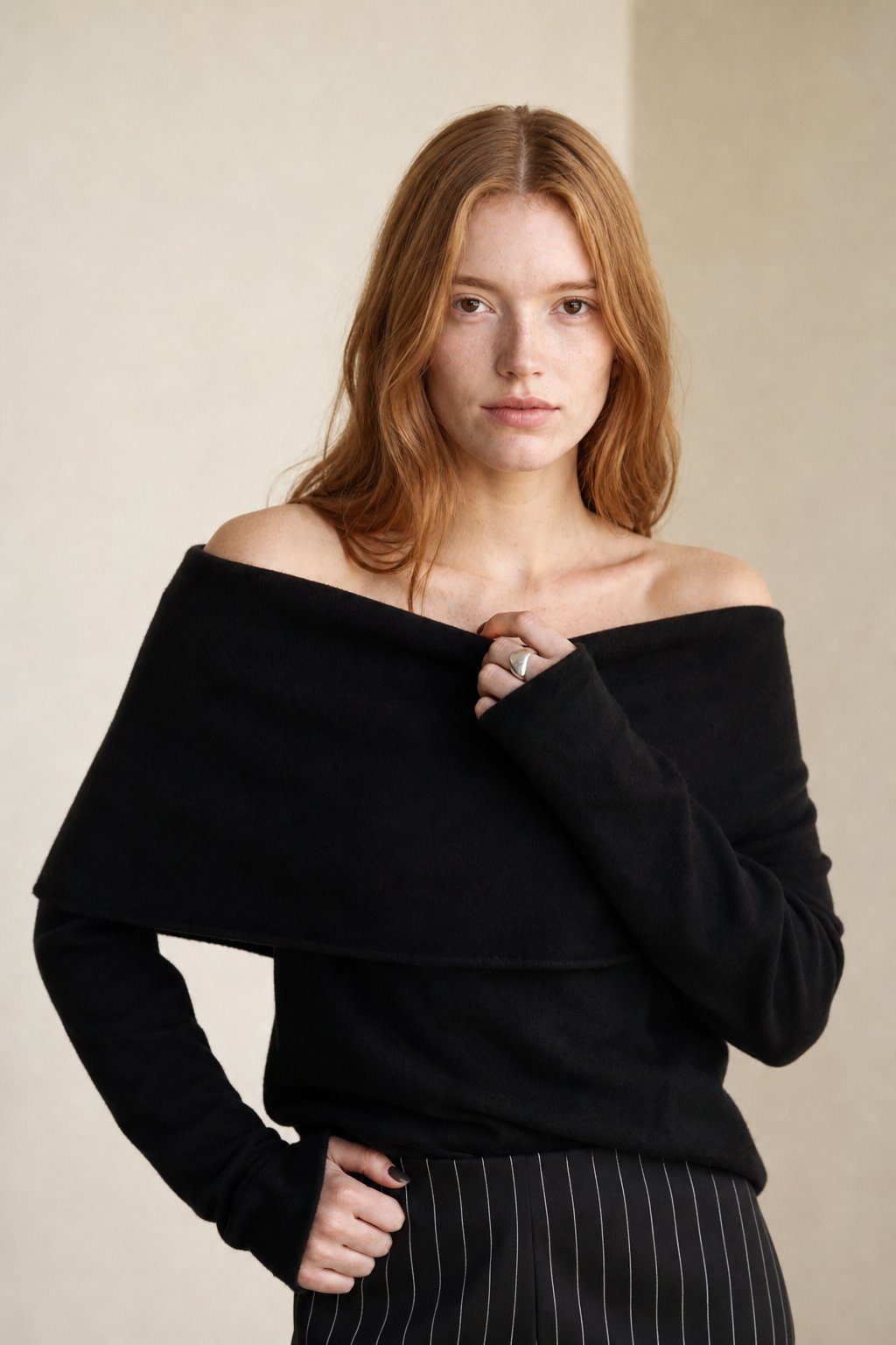 Ava Mode' Top — Black, banana_republic product shot