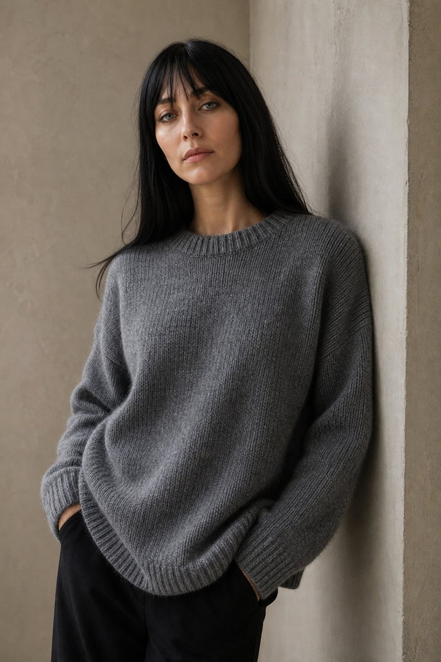 Bellmere Pure Cashmere Oversized Sweater