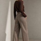 Blair Wool Wide-Leg Trousers — Camel, banana_republic product shot