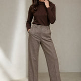 Blair Wool Wide-Leg Trousers — Camel, banana_republic product shot