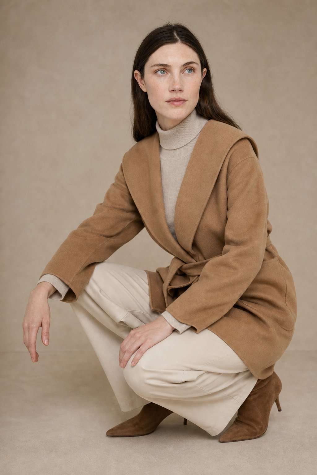 Camel-Hair Long Pointed Coat — Camel, banana_republic product shot