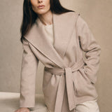 Camel-Hair Long Pointed Coat — Ivory, banana_republic product shot