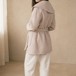 Camel-Hair Long Pointed Coat — Ivory, banana_republic product shot