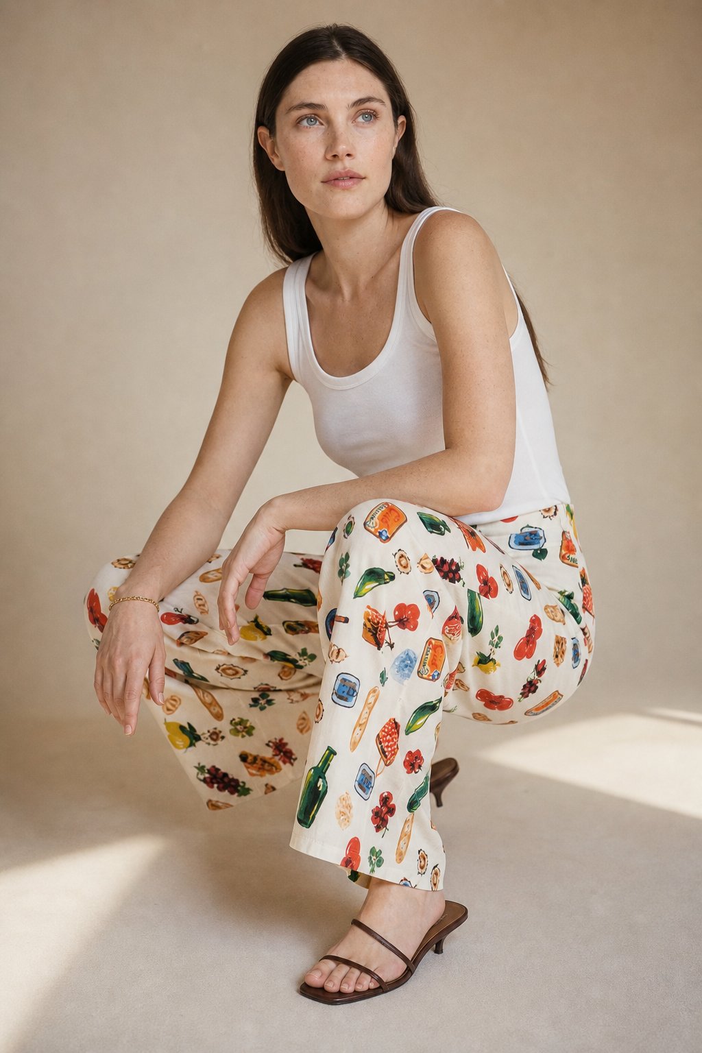 Capri Market Straight-Leg Jean — Creme, banana_republic product shot