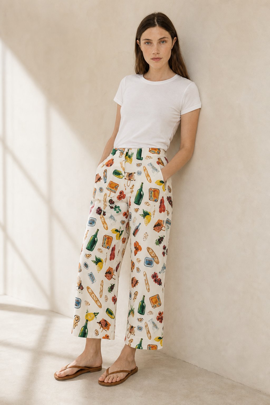 Capri Market Straight-Leg Jean — Creme, banana_republic product shot