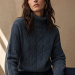 Carinthia Cable Knit Sweater — Gray, banana_republic product shot