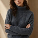 Carinthia Cable Knit Sweater — Gray, banana_republic product shot