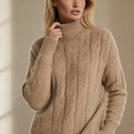 Carinthia Cable Knit Sweater — Beige, banana_republic product shot