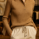 Scholar Ribbed Wool Polo