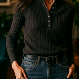 Scholar Ribbed Wool Polo