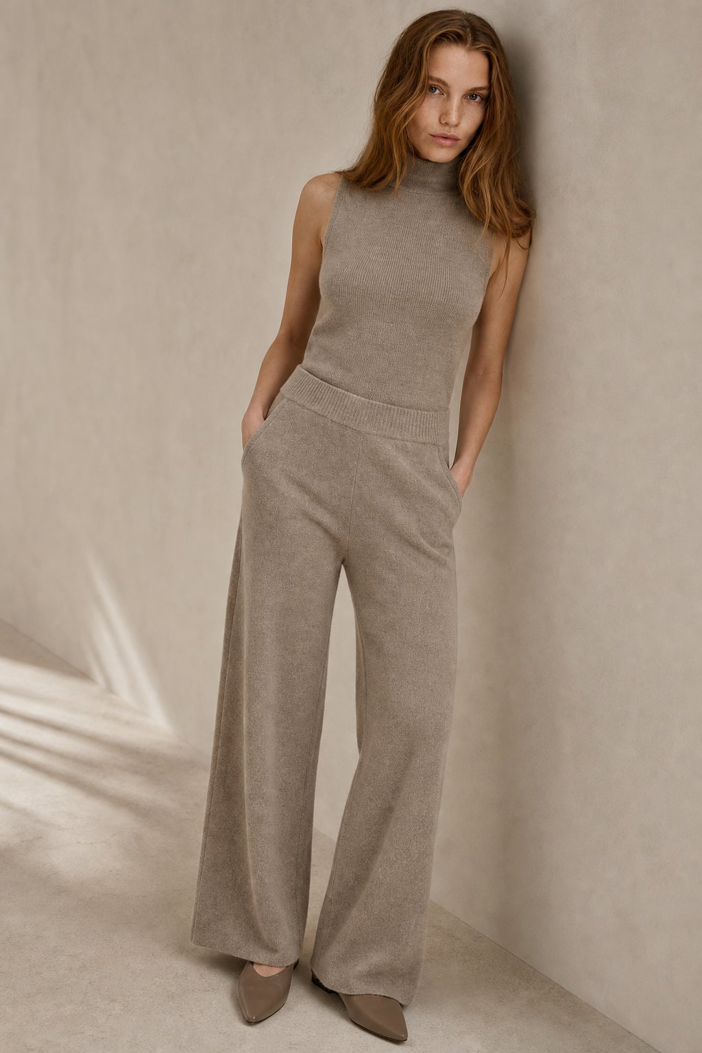Casual Homebodies Sweats — Beige, banana_republic product shot